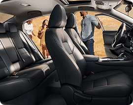 Roomy interior