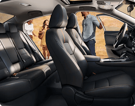 Roomy interior
