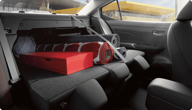 60/40-split Rear Seats