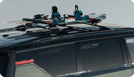 Black Roof Rail Crossbars