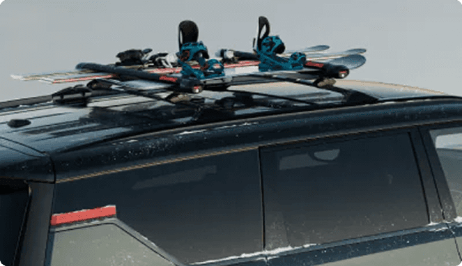Black Roof Rail Crossbars