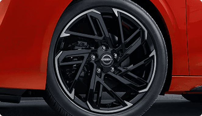 18 inch Black Machined Finish Wheels