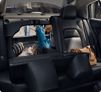 Nissan Sentra split rear seats