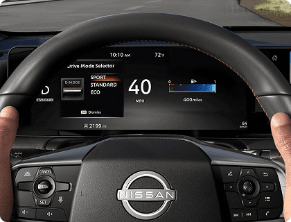 Nissan Sentra drive mode selector
