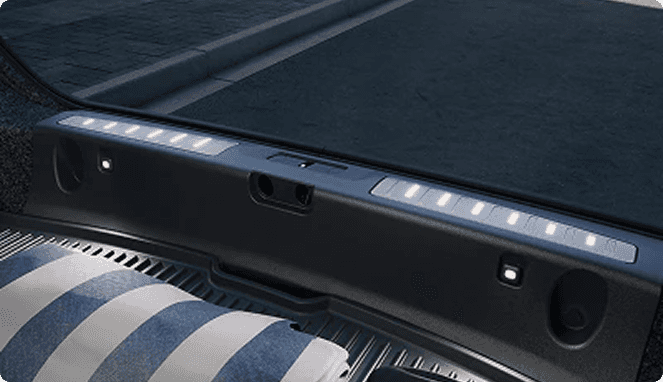 Illuminated Trunk Scuff Plates
