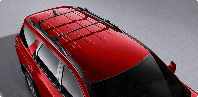 Nissan Pathfinder Black Roof Rail Crossbars