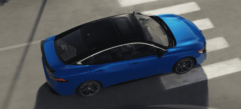 Top view of the 2026 Nissan Sentra for sale in Florence, AL at Singing River Nissan