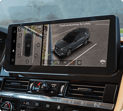 HD Enhanced Intelligent Around View Monitor display