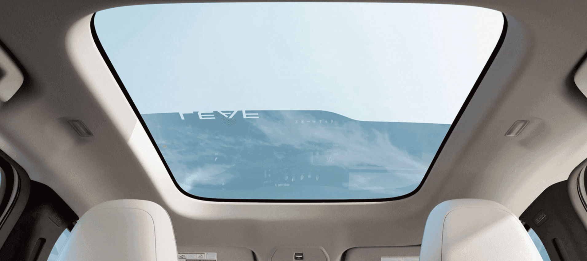 Panoramic roof of the 2026 Nissan Leaf for sale in Florence, AL at Singing River Nissan