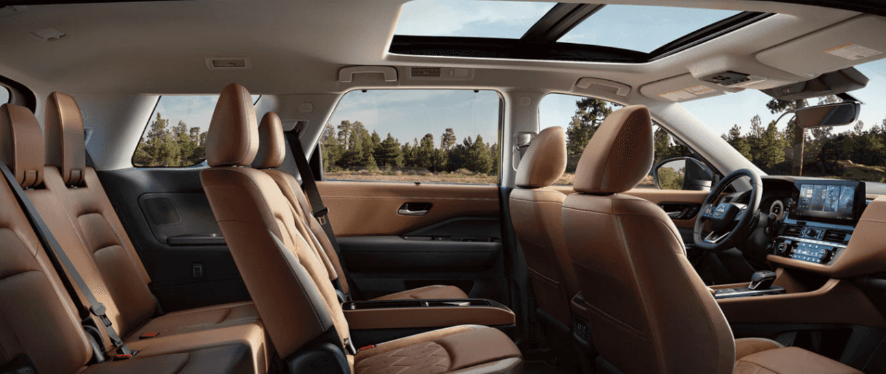 Interior of the 2026 Nissan Frontier for sale in Florence, AL at Singing River Nissan