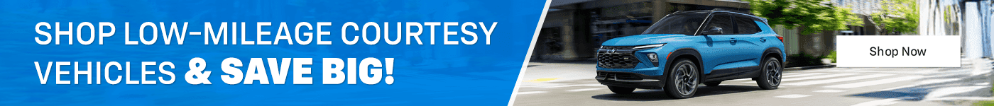 Shop Low-Mileage Courtesy Vehicles & Save BIG!