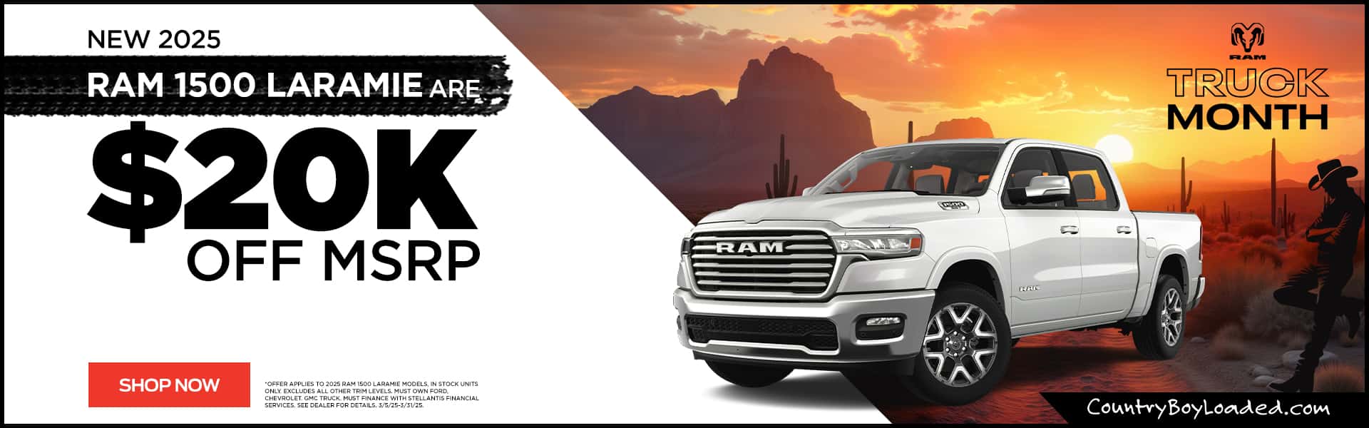 Ram 1500 Larmie promo