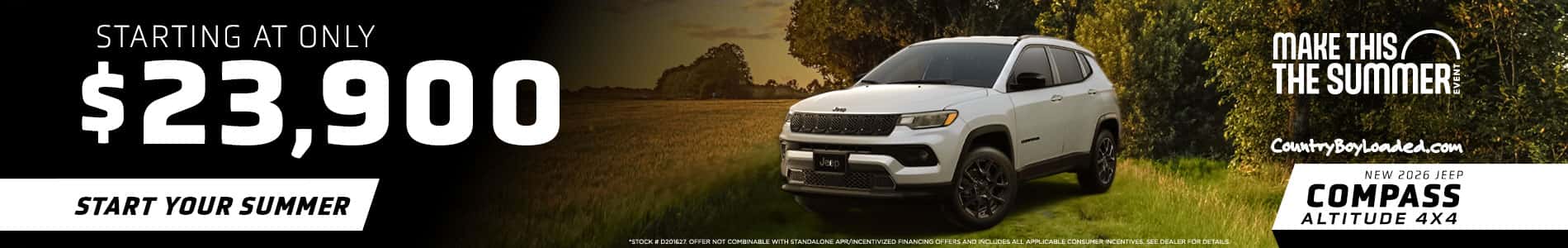 2026 Jeep Compass Promo