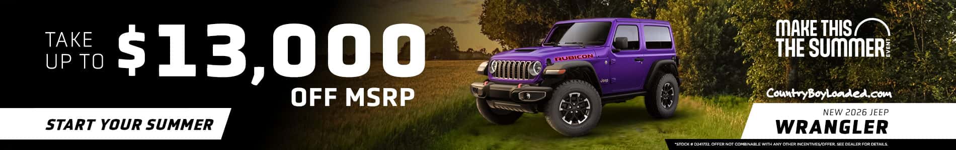 2026 Jeep Wrangler Promo