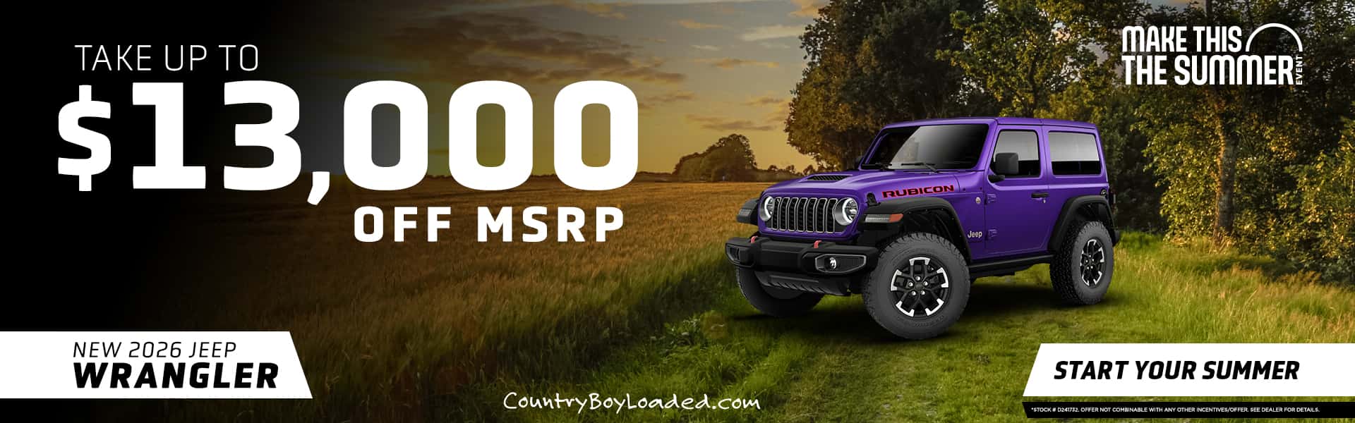 2026 Jeep Wrangler Promo