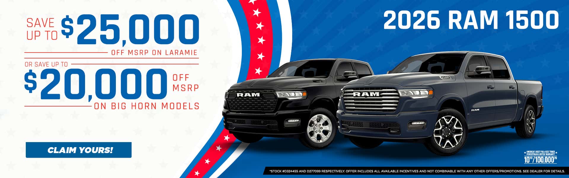 2026 RAM 1500 Promo