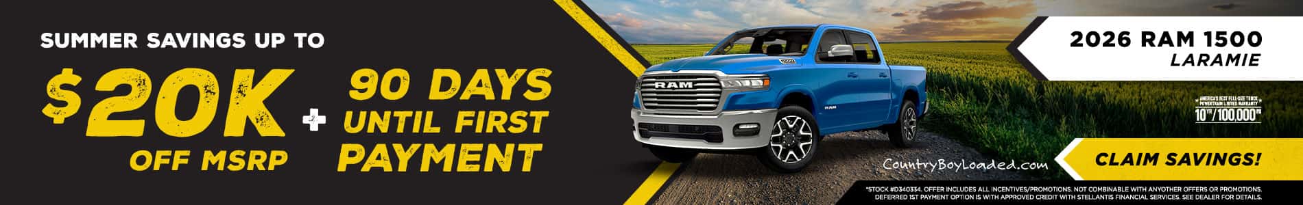 2026 Ram 1500 Laramie Promo
