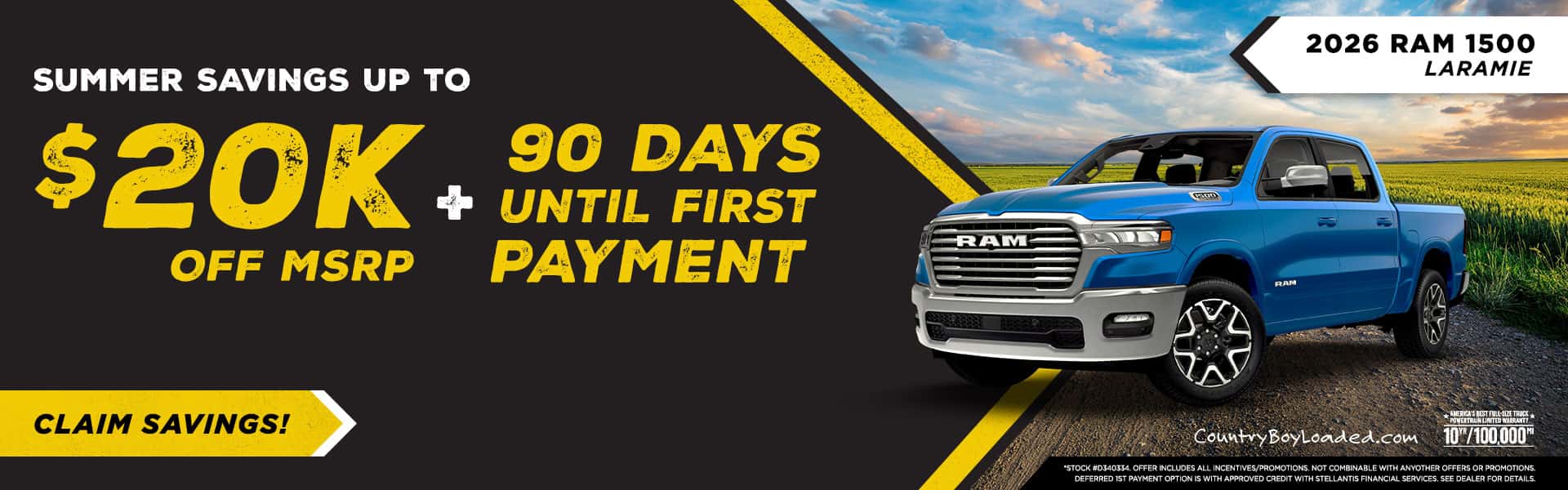 2026 Ram 1500 Laramie Promo