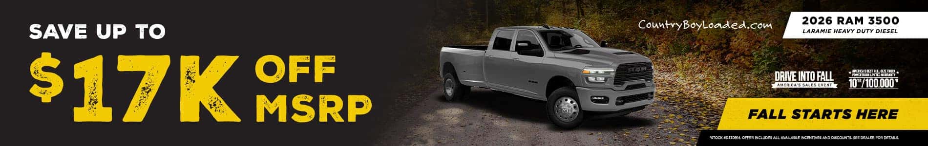 New 2026 Ram 3500 Promo