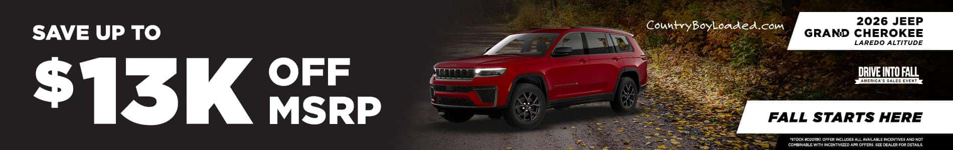 New 2026 Jeep Grand Cherokee Promo
