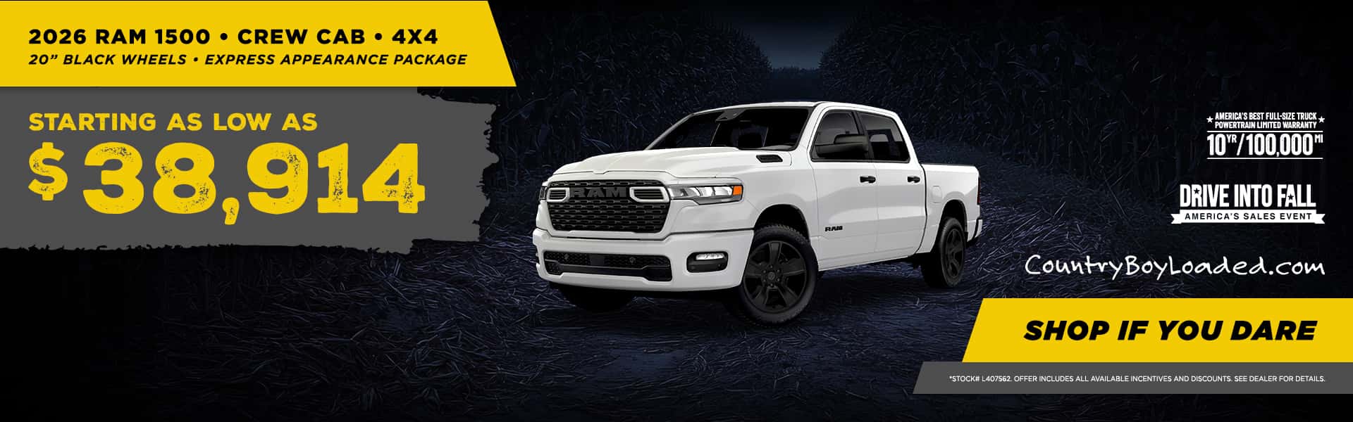 2026 Ram 1500 Promo
