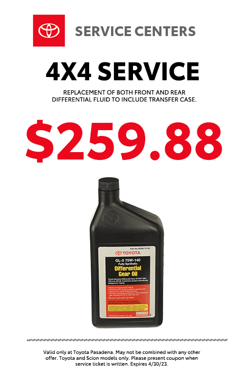 Auto Service Specials | Toyota Pasadena near Altadena