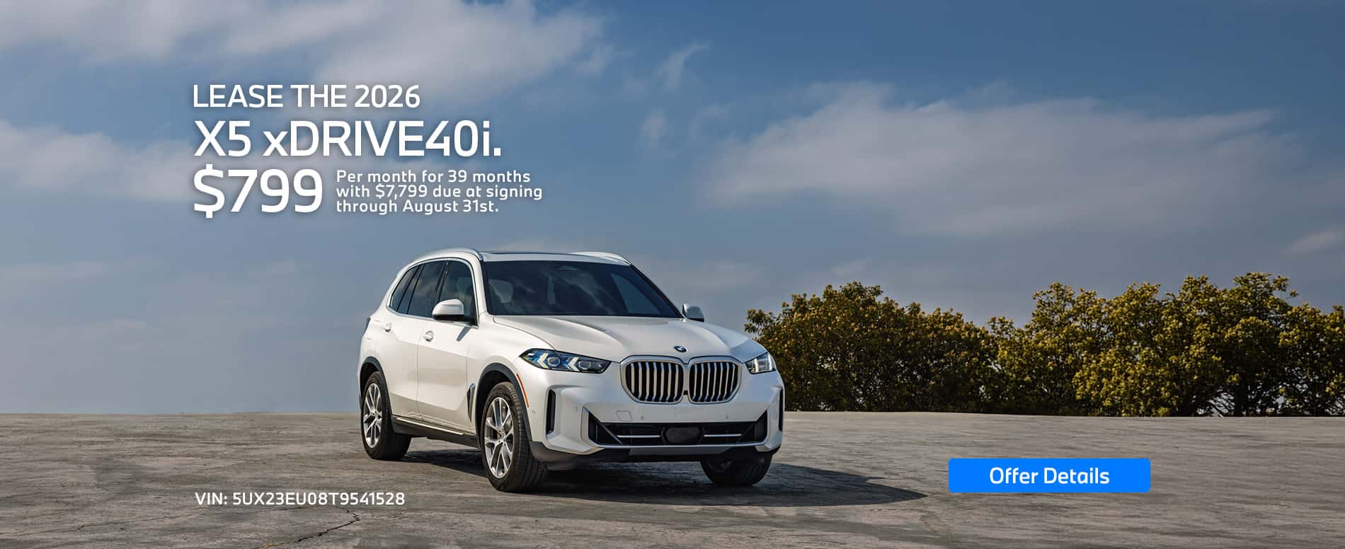 2026 BMW X5 xDRIVE40i