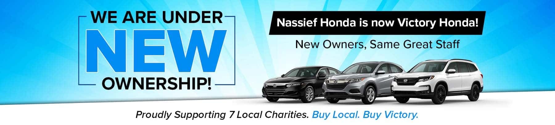We are under new ownership - Victory Honda