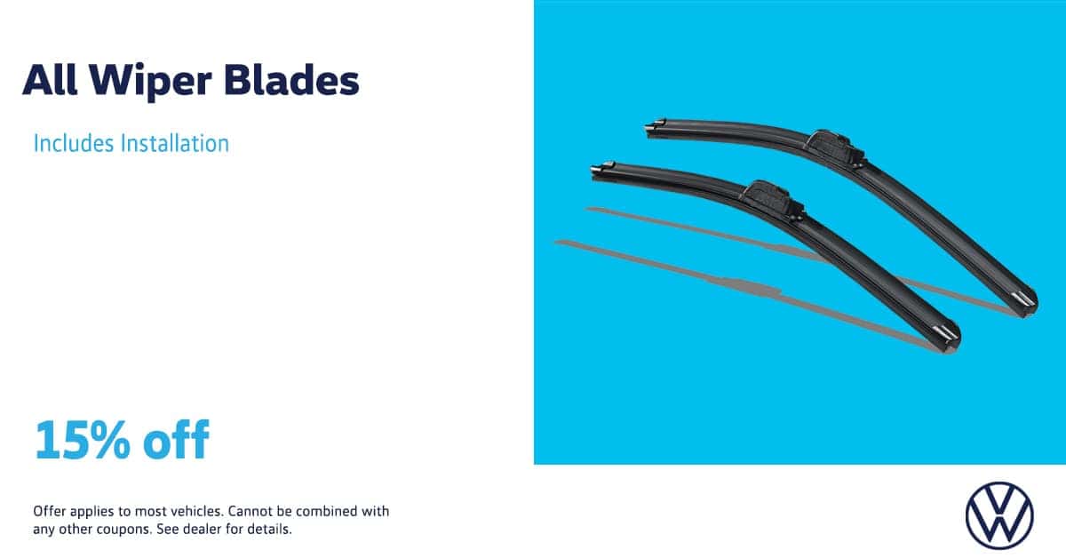 15% off all wiper blades