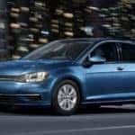 volkswagen golf blue