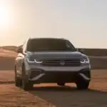 Volkswagen in a desert