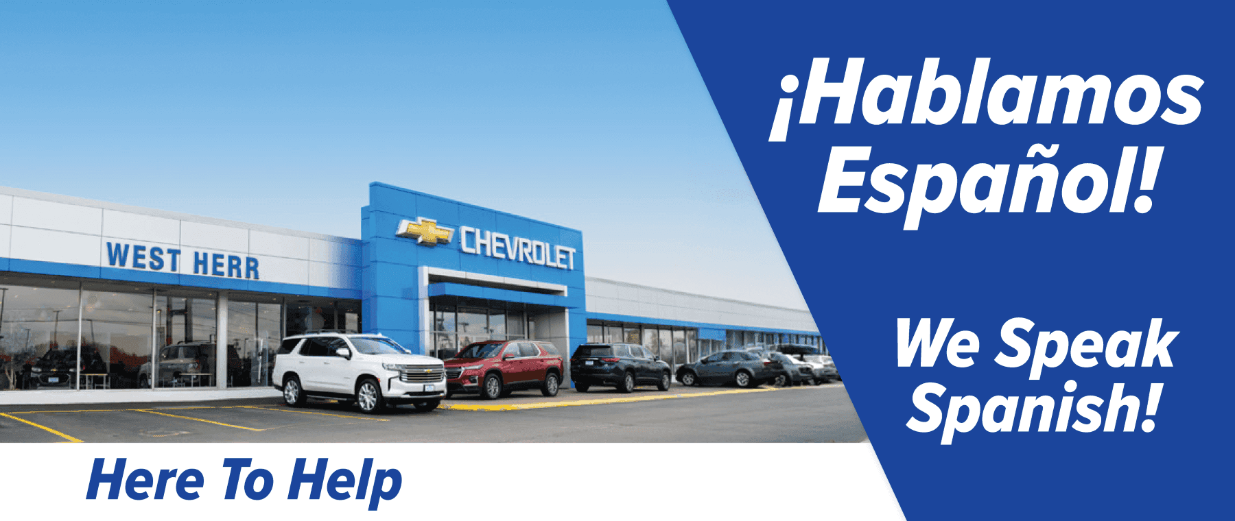 ¡Habla español! (We speak Spanish!)