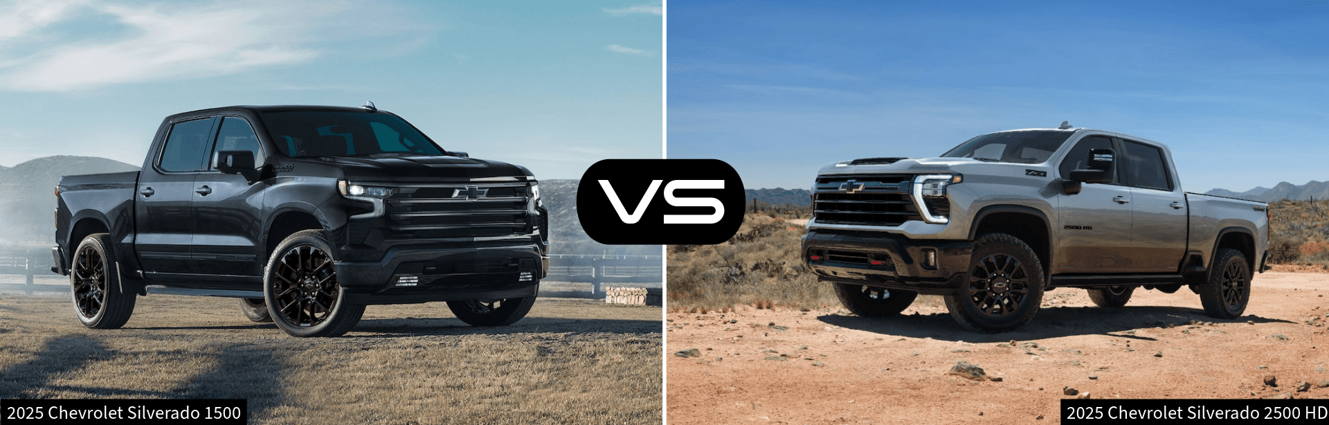 CChevrolet Silverado 1500 vs Chevrolet Silverado 2500 HD