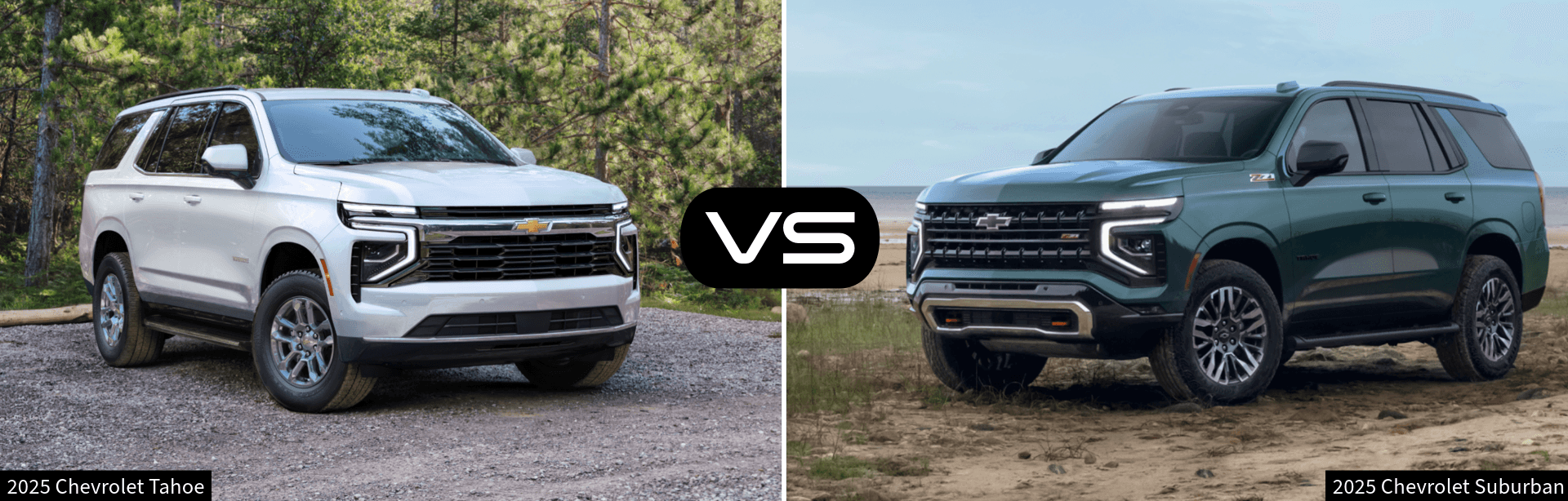 Chevrolet Tahoe vs Chevrolet Suburban