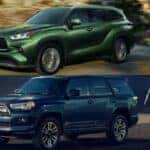 2024 Toyota 4Runner vs 2024 Toyota Highlander