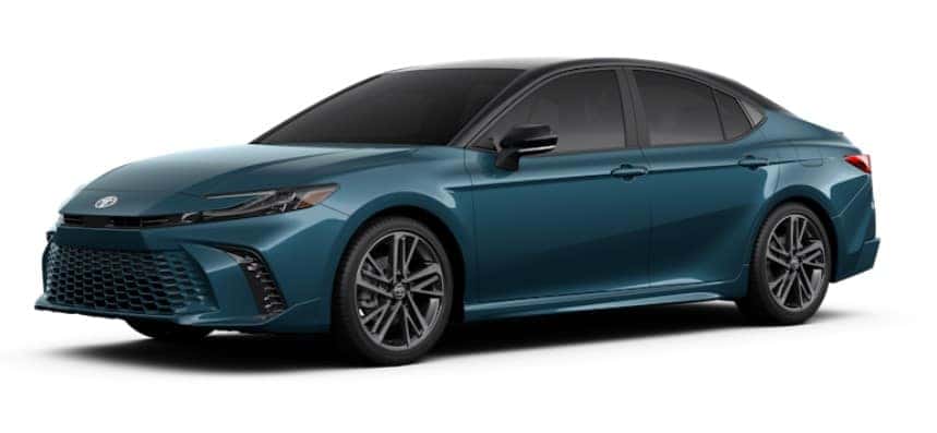 2025 Toyota Camry - Ocean Gem with Midnight Black Metallic roof
