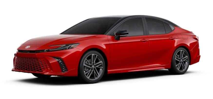 2025 Toyota Camry - Supersonic Red with Midnight Black Metallic roof