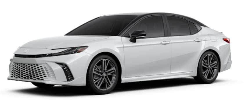 2025 Toyota Camry - Wind Chill Pearl with Midnight Black Metallic roof