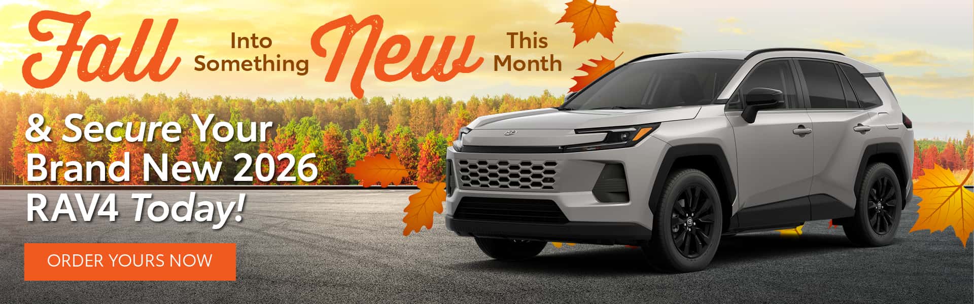 2026 Toyota RAV4 Availability Message September Desktop Slide
